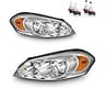 KarSpareHub Headlights Assembly W/Bulbs for 2006-2013 Chevy Impala for 14-16 Chevy Impala Limited, 06-07 Chevy Monte ...