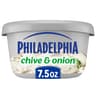 Philadelphia Flavored Cream Cheese Spread, 1 Tub, for Smooth, Spreadable Mornings, Chive & Onion, No Artificial Prese...
