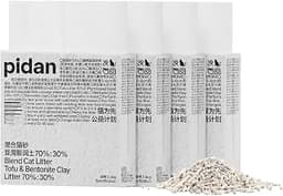 pidan Tofu Cat Litter with Bentonite,Clumping,Mix Litter Plant Based | Plant Based Litter,Dust-Free,Less Scattering,U...