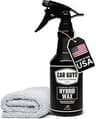 CAR GUYS Hybrid Spray Wax | Advanced Car Wax | Long Lasting and Easy To Use | Safe on All Surfaces | 18 Oz Kit with T...