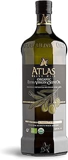 Atlas 1 LT Cold Press Extra Virgin Olive Oil with Polyphenol Rich from Morocco | Newly Harvested Unprocessed from One...