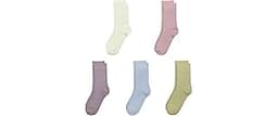 SERISIMPLE Viscose Bamboo Kids Crew Socks School Anti Odor Socks for Boys Girls Uniform Light Weight Flat Seam Socks ...