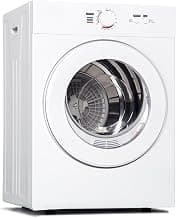 Euhomy 1.8 Cu.Ft Portable Clothes Dryer 1020W Compact Laundry Drying | Durable Stainless Steel Drum, 7 Drying Modes w...