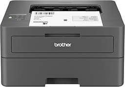Brother HL-L2405W Wireless Compact Monochrome Laser Printer with Mobile Printing, Black & White Output | Includes Ref...
