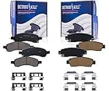 Detroit Axle - Brake Pads for Chevy Traverse SSR GMC Acadia Limited Envoy XL Buick Enclave Rainier Saturn Outlook Saa...