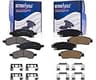 Detroit Axle - Brake Pads for Chevy Traverse SSR GMC Acadia Limited Envoy XL Buick Enclave Rainier Saturn Outlook Saa...
