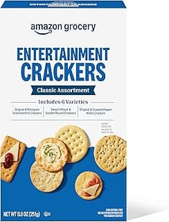 Amazon Grocery, Entertainment Crackers, Classic Assortment, 8.8 Oz