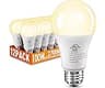 12 Pack LED Light Bulbs 100 Watt Equivalent, A19 15W Soft Warm White 2700K, 1500 Lumens Super Bright E26 Standard No ...