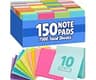 150 Pads Sticky Notes 3x3, Self-Stick Pads Bulk Bright Colors, School Supplies, Office Products, 50 Sheet/Pad