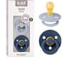 BIBS Pacifiers Colour Collection | Natural Rubber Baby Pacifier | Set of 2 BPA-Free Soothers | Made in Denmark | 0+ M...