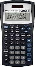 TI-30XIIS Scientific Calculator Texas Instruments, Black | Two-line calculator; Statistics and Advanced Scientific Fu...