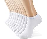 MONFOOT Men's/Women's 10-20 Pairs Thin Cotton Low Cut Ankle Socks, Multipack