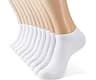 MONFOOT Men's/Women's 10-20 Pairs Thin Cotton Low Cut Ankle Socks, Multipack