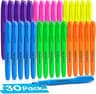 Jumlys 30 Pack Highlighters in 6 Assorted Colors, Bright With Soft Chisel Tips, No Bleed, Ideal for Office and School...
