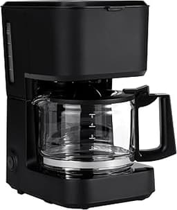 Amazon Basics 5 Cup Drip Coffee Maker with Glass Coffee Pot (0.8 Qt), Auto Shut-off, Auto Pause, Removable Filter Bas...