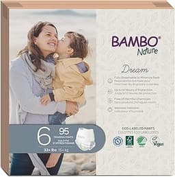 Bambo Nature Hypoallergenic Training Pants, Eco-Labelled Training Pants, Totally Chlorine-Free, Skin Friendly - Size ...