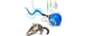 BABORUI Interactive Cat Toy Ball - Automatic Interactive Cat Toys for Indoor Cats with 3 Tails, 2 Speeds Rechargeable...