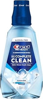 Crest Mouthwash Pro Health Complete Clean, CPC (cetylpyridinium chloride) Antigingivitis/Antiplaque, Alcohol Free, Cl...