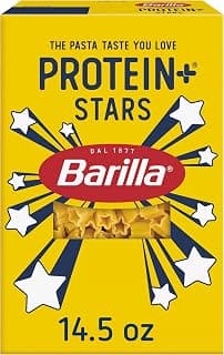 Barilla Protein+ (Plus) Stars Pasta, 14.5 Ounce - plant based - Made from Lentils, Chickpeas & Peas - Non-GMO