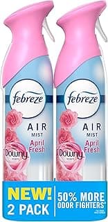 Febreze Air Mist, Air Freshener Spray, Odor Fighting Room Spray, Deodorizer for Home Bathroom Kitchen Office Apartmen...