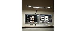 Honeywell Wide Desk Lamp with Clamp for Dual Monitors,22W Full-Spectrum Eye-Caring LED Light Bar for Home Office, 3-S...