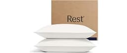 REST® Evercool®+ Cooling Pillowcases for Hot Sleepers, Standard, 2PCS | IONIC+ Silver-Infused Yarn for Hygienic Sleep...