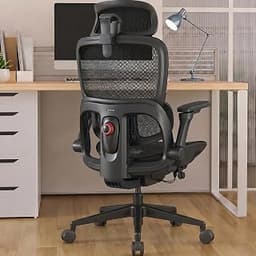 SIHOO B300 Pro Ergonomic Office Chair Without Footrest, 4D Lumbar Support | Adjustable Backrest ＆Seat Depth, 6D Flip-...