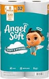 Angel Soft Toilet Paper, 8 Mega Rolls = 32 Regular Rolls, Soft and Strong Toilet Tissue