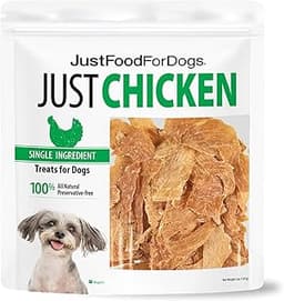 Just Food for Dogs Single Ingredient Healthy Dog Treats and Dog Snacks, Jerky Treats, Human Grade, Preservative and G...