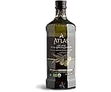 Atlas 750 mL Organic Cold Press Extra Virgin Olive Oil in Glass Bottle, Polyphenol Rich from Morocco | Newly Harveste...