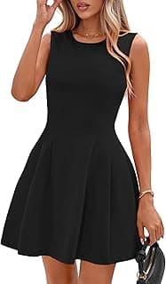 PRETTYGARDEN Summer Dresses for Women 2026 Elegant Classy Spring A Line Business Casual Work Graduation Cocktail Shor...