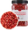 Premium Freeze Dried Strawberries Pieces 6.5 Oz/185g,Frozen Dried Strawberry,100% Natural & No Additives.