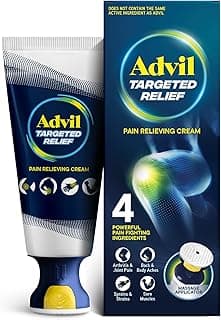 Advil Targeted Relief Pain Relieving Cream with Massage Applicator, Up to 8 Hours of Powerful Relief of Minor Arthrit...