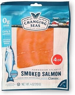 Changing Seas, Salmon Cold Smoked, 4 Ounce