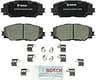 BOSCH BC1210 QuietCast Premium Ceramic Disc Brake Pad Set - Compatible with Select Lexus HS250h; Pontiac Vibe; Scion ...