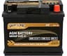 Weize Platinum AGM Battery BCI Group 47-12v 60ah H5 Size 47 Automotive Battery, 100RC, 680CCA, 36 Months Warranty, Di...