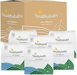 Our Diapers | The First EWG Verified & Microbiome-Friendly Diaper | 12-Hour Leak Protection | Made with Organic Cotto...