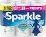 Sparkle Pick-A-Size Paper Towels, Spirited Print Design, 6 Double Rolls (660 Sheets Total) - Strong 2-Ply Towels for ...