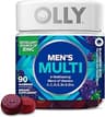 OLLY Men's Multivitamin Gummy, Vitamins A, C, D, E, B, Zinc, Blackberry Flavor, 45 Day Supply - 90 Count
