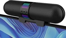 BESTISAN Computer Speaker, 2026 Upgraded with Auto L/R Swap (G-Sensor), Bluetooth 5.3/USB A/C Connection, 6 RGB Light...