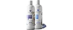 Lillian Ruff PRO Formula Berry Blue Brightening Dog Shampoo & Conditioner Set - Professional Show-Quality Whitening, ...