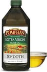 Pompeian Smooth Extra Virgin Olive Oil, Contains Polyphenols, First Cold Pressed, 68 Fl Oz