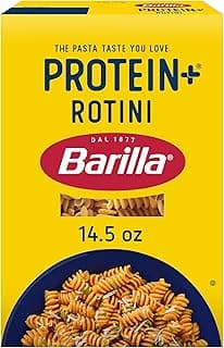 Barilla Protein+ (Plus) Rotini Pasta, 14.5 Ounce - plant based - Made from Lentils, Chickpeas & Peas - Non-GMO, Koshe...