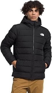 The North Face Men's Aconcagua 3 Hooded Jacket | Insulated, Wind & Water Resistant, Attached 3 Piece Hood With Cinch ...
