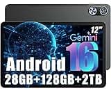 2026 New Android 16 Tablet 12 Inch , 28GB(8+20) RAM + 128GB ROM (2TB Expand), T615 Octa-Core, 2K 2000x1200 IPS Displa...