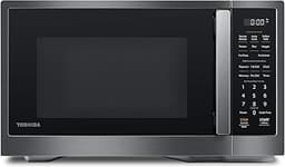 TOSHIBA ML4-EM12PA(BS) Countertop Microwave Oven with Stylish Design As Kitchen Essentials, Smart Sensor, 13 Auto Men...