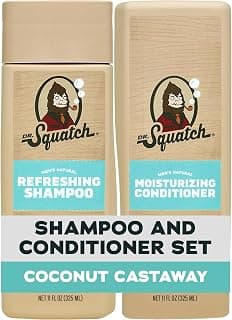 Dr. Squatch Men's Natural Shampoo and Conditioner Set (11 fl oz, 2-Pack)