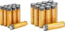 Amazon Basics 24-Count AA & AAA High-Performance Alkaline Batteries Value Pack, 12 AA and 12 AAA Batteries for Storage