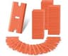 WORKPRO 200 Pack Plastic Razor Blades, Double Edge Safety Scraper Refills, Replacement Blades for Removing Sticker, G...