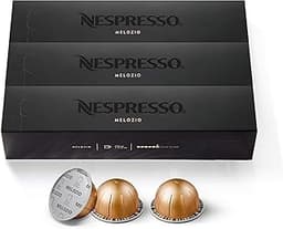 Nespresso Capsules Vertuo, Melozio, Medium Roast Coffee, 30-Count Coffee Pods, Brews 7.8oz.